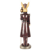 Figurina Iepuras Paste polirasina multicolora 13x12x47 cm