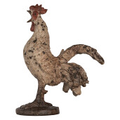 Figurina Gaina polirasina maro rosie 26x13x33 cm