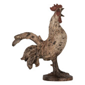 Figurina Gaina polirasina maro rosie 26x13x33 cm