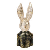 Figurina Iepuras Paste polirasina multicolora 13x12x32 cm