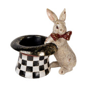 Figurina Iepuras Paste polirasina multicolora 25x16x23 cm