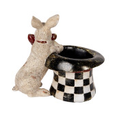 Figurina Iepuras Paste polirasina multicolora 25x16x23 cm