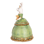Figurina Iepuras Paste polirasina multicolora 18x15x24 cm