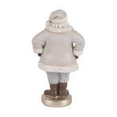 Figurina Mos Craciun polirasina multicolora 8x6x15 cm