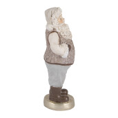 Figurina Mos Craciun polirasina 8x6x15 cm