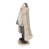 Figurina Mos Craciun polirasina multicolora 20x15x42 cm