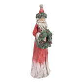 Figurina Mos Craciun polirasina multicolora 7x6x24 cm