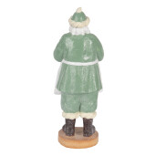 Figurina Mos Craciun Bucatar polirasina multicolora 11x11x30 cm