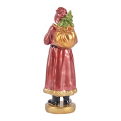 Figurina Mos Craciun polirasina multicolora 6x5x15 cm