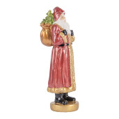 Figurina Mos Craciun polirasina multicolora 6x5x15 cm