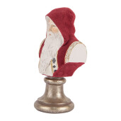 Figurina Mos Craciun polirasina multicolora 10x9x19 cm
