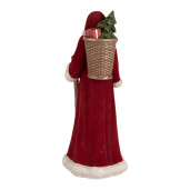 Figurina Mos Craciun polirasina multicolora 16x15x37 cm