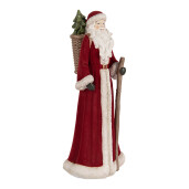 Figurina Mos Craciun polirasina multicolora 16x15x37 cm
