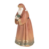 Figurina Mos Craciun polirasina multicolora 17x13x27 cm