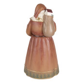 Figurina Mos Craciun polirasina multicolora 20x18x39 cm
