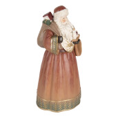 Figurina Mos Craciun polirasina multicolora 20x18x39 cm