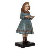 Figurina Femeie polirasina multicolora 15x14x31 cm
