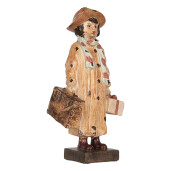 Figurina Fetita polirasina multicolora 14x9x27 cm