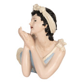 Figurina Femeie polirasina multicolora 26x12x9 cm