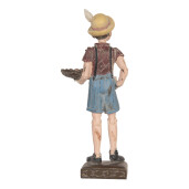 Figurina polirasina multicolora Pinochio 14x10x31 cm