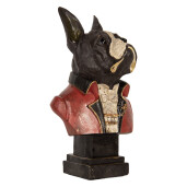 Figurina Catelus polirasina multicolora 15x12x26 cm