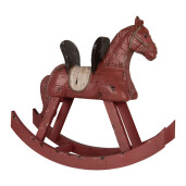 Figurina Craciun Calut polirasina multicolora 39x12x33 cm