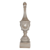 Decoratiune polirasina gri Ø 11x43 cm