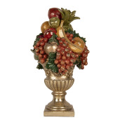 Decoratiune polirasina multicolora Fructe 25x24x44 cm