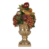 Decoratiune polirasina multicolora Fructe 25x24x44 cm