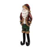Figurina Mos Craciun polirasina multicolora 13x7x39 cm