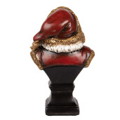 Figurina Mos Craciun polirasina multicolora 10x8x17 cm