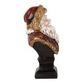 Figurina Mos Craciun polirasina multicolora 10x8x17 cm