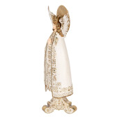 Figurina Inger polirasina bej aurie 16x12x41 cm