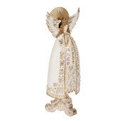 Figurina Inger polirasina bej aurie 16x12x41 cm