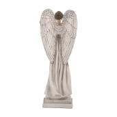 Figurina Inger polirasina gri alb 9x8x23 cm