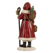 Figurina Mos Craciun polirasina multicolora 12x11x26 cm