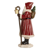 Figurina Mos Craciun polirasina multicolora 12x11x26 cm