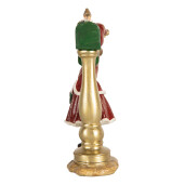 Figurina Craciun Fetita polirasina multicolora 8x4x12 cm