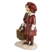 Figurina Craciun Copilasi polirasina multicolora 11x6x12 cm