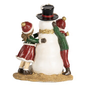 Figurina Craciun polirasina multicolora 13x10x16 cm