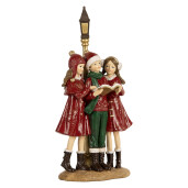 Figurina Craciun Copilasi polirasina multicolora 14x9x28 cm