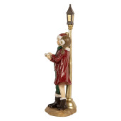 Figurina Craciun Copilasi polirasina multicolora 14x9x28 cm