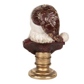 Figurina Craciun polirasina multicolora 17x15x27 cm