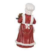 Figurina Craciunita Bucatareasa polirasina multicolora 15x15x30 cm