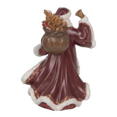 Figurina Mos Craciun polirasina multicolora 15x11x20 cm