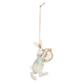 Figurina Iepuras Paste polirasina multicolora 5x3x9 cm