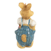 Figurina Iepuras Paste polirasina multicolora 3x3x5 cm