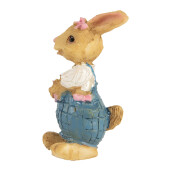 Figurina Iepuras Paste polirasina multicolora 3x3x5 cm