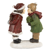 Figurina Craciun Copilasi polirasina multicolora 9x6x12 cm
