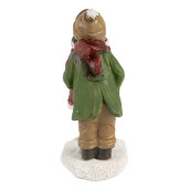 Figurina Craciun Copilasi polirasina multicolora 9x6x12 cm